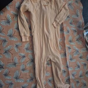 Cozy Peach Kids Footie